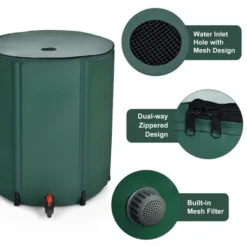 Costway 60 Gallon Portable Rain Barrel Collapsible Tank Water Collector Spigot Filter -Deals Patio Elegance Store GUEST c77cb94f 2120 4278 8911 48f6f87128ae