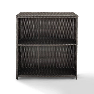 Crosley Palm Harbor Outdoor Wicker Bar 2 Crosley Palm Harbor Outdoor Wicker Bar - Image 2