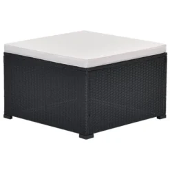 10pc Wicker Patio Sectional Seating Set With Cushion - Black/Beige - GODEER -Deals Patio Elegance Store GUEST c83526b9 1731 40e0 ba1c e2102fc6c4e8