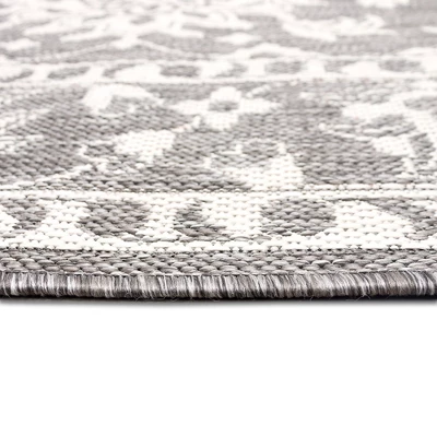 Liora Manne Malibu Indoor/Outdoor Rug Charcoal 5 Liora Manne Malibu Indoor/Outdoor Rug Charcoal - Image 5