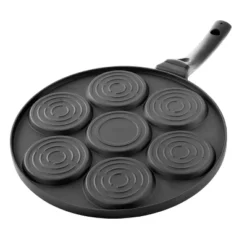 MegaChef Happy Face Emoji 10.5 Inch Aluminum Nonstick Pancake Maker Pan With Cool Touch Handle -Deals Patio Elegance Store GUEST cb7870b8 c818 41f5 bc2c a730fdc86455