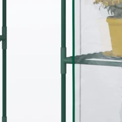 Outsunny 56" X 29" X 77" Mini Greenhouse, Walk-in Greenhouse, Garden Hot House With 4 Shelves, Roll-Up Door And Weatherized Cover, Deep Green -Deals Patio Elegance Store GUEST cbf7e9ce c137 4635 9702 7c7da18a72e4