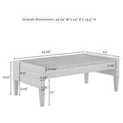 Capella 5pc Outdoor Wicker Sofa Set - Gray - Crosley -Deals Patio Elegance Store GUEST cc6d7291 e30c 4588 a883 d776c015cd53 1