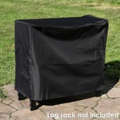 Sunnydaze Decor Sunnydaze Outdoor Weather-Resistant Heavy-Duty Durable PVC Firewood Log Rack Holder Cover - Black -Deals Patio Elegance Store GUEST cdc45e1c 13fb 4b97 ae94 408c814c24df