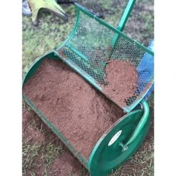 Landzie Metal Mesh Basket Lawn And Garden Rolling Yard Soil, Peat Moss, Manure, And Compost Topdressing Push Spreader -Deals Patio Elegance Store GUEST ce1ebf92 3f6d 4e27 a9dd e55fba7a1614