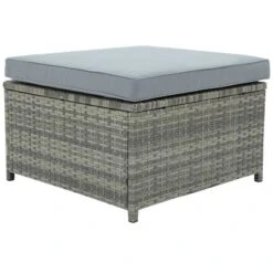 4pc Outdoor Wicker Conversation Sectional Set With Cushions - Gray - GODEER 32 4pc Outdoor Wicker Conversation Sectional Set With Cushions - Gray - GODEER -Deals Patio Elegance Store GUEST cf8d11a1 a6ee 40eb a828 c1ecc41bb520