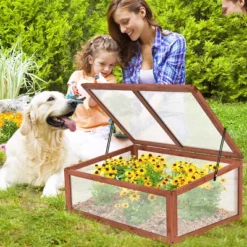 Costway Garden Portable Wooden Green House Cold Frame Raised Plants Bed Protection 10 Costway Garden Portable Wooden Green House Cold Frame Raised Plants Bed Protection -Deals Patio Elegance Store GUEST d0261539 0a20 4adc acc2 b651377d7e87