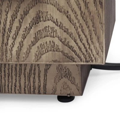 Wellington Outdoor 50000 BTU Rectangular Fire Pit Wood Pattern Brown - Christopher Knight Home 1 Wellington Outdoor 50000 BTU Rectangular Fire Pit Wood Pattern Brown - Christopher Knight Home