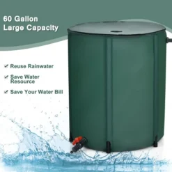 Costway 60 Gallon Portable Rain Barrel Collapsible Tank Water Collector Spigot Filter -Deals Patio Elegance Store GUEST d0e3ee1b 076f 4093 b3cb 14aa93ec3434