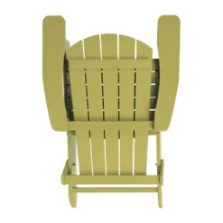 Emma And Oliver Set Of 4 Indoor/Outdoor Poly Resin Folding Adirondack Chairs, All-Weather Chairs For Porch, Patio, Or Sunroom -Deals Patio Elegance Store GUEST d14b4cd7 ec12 4522 b7a5 5ab22eea44db