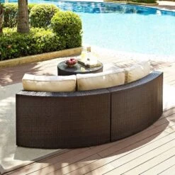 Catalina 2pc Outdoor Wicker Sectional Set - Sand - Crosley 12 Catalina 2pc Outdoor Wicker Sectional Set - Sand - Crosley -Deals Patio Elegance Store GUEST d2912708 0dd4 4bbe 9019 2b536cc3cc6b