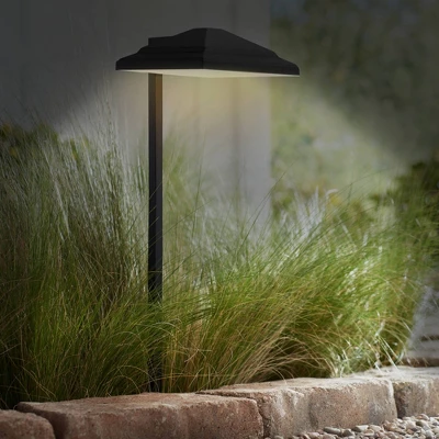 John Timberland Basset 23" High Textured Black LED Landscape Path Light 3 John Timberland Basset 23" High Textured Black LED Landscape Path Light - Image 3
