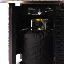 5pc Outdoor Dining Set With 34" Aluminum Round Basket Weave Design Fire Table, Deep Seating Swivel Rocking Chairs & Covers - Oakland Living 22 5pc Outdoor Dining Set With 34" Aluminum Round Basket Weave Design Fire Table, Deep Seating Swivel Rocking Chairs & Covers - Oakland Living -Deals Patio Elegance Store GUEST d2c76d40 0a26 45dc af6f 0cbe80cc927b 1