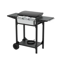 Nexgrill 300-0015 2 Burner Griddle Cart With Spatula - Black -Deals Patio Elegance Store GUEST d2e38504 7a3a 4a27 a4de d8e5843dd80f