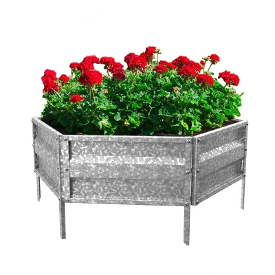 Nature Spring Galvanized Raised Garden And Flower Bed Kit 1 Nature Spring Galvanized Raised Garden And Flower Bed Kit
