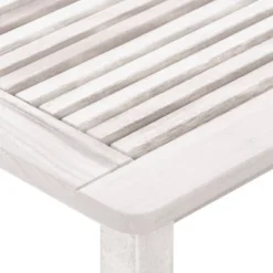 Outdoor Side Table - Whitewash - CorLiving -Deals Patio Elegance Store GUEST d4fefdcd c44e 49c0 bbf2 4ecc3326187e