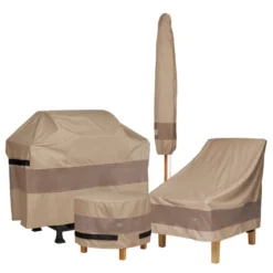 Duck Covers Brown 138" Elegant Waterproof Rectangular/Oval Patio Table & Chair Set Cover 11 Duck Covers Brown 138" Elegant Waterproof Rectangular/Oval Patio Table & Chair Set Cover -Deals Patio Elegance Store GUEST d663d423 b266 43c6 bbcd 59ced986ba2c