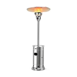 Costway 48,000 BTU Patio Propane Heater Stainless Steel W/Table & Wheels -Deals Patio Elegance Store GUEST d68df880 bdf9 4aae 9171 e213c47754ff