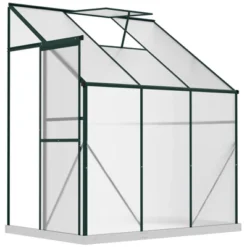 Outsunny Walk-In Garden Greenhouse Aluminum Polycarbonate With Roof Vent For Plants Herbs Vegetables -Deals Patio Elegance Store GUEST d73dee82 8caf 4e2f a6c6 c30ae4052aca