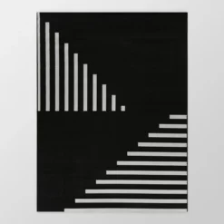 Geo Grace Indoor/Outdoor Rug - Black/White - Project 62™ -Deals Patio Elegance Store GUEST d78ca90c 0f1e 4f73 acc5 e6b09a56313b