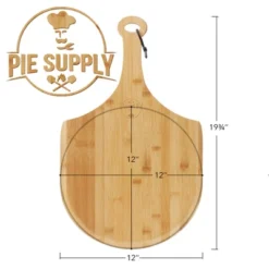 Pie Supply Bamboo Pizza Peel For Baking And Serving, Wood Paddle Cutting Board With Handle And Hanging Strap -Deals Patio Elegance Store GUEST d7bfefd3 241c 484a 9aa4 7eafc95f8438