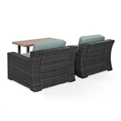 Beaufort 3pc Outdoor Wicker Seating Set With Coffee Table - Mist - Crosley 14 Beaufort 3pc Outdoor Wicker Seating Set With Coffee Table - Mist - Crosley -Deals Patio Elegance Store GUEST d84b12b5 c0b4 4d28 9569 c7ecd6fdbe1d