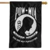 POW Applique & Embroidered House Flag POW/MIA Vietnam 28" X 40" Briarwood Lane