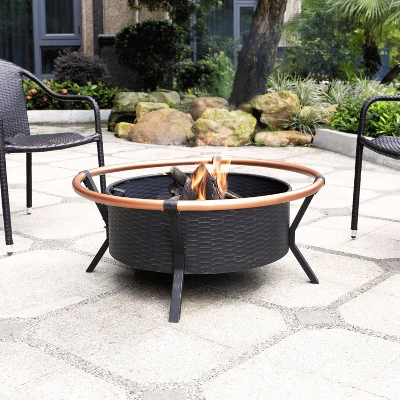 Yuma Fire Pit - Black - Crosley 1 Yuma Fire Pit - Black - Crosley