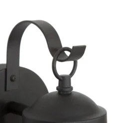 11" Metal/Glass Globe Outdoor Wall Lamp Black - LNC -Deals Patio Elegance Store GUEST d9a68057 2da0 4794 b2b8 54103471877f