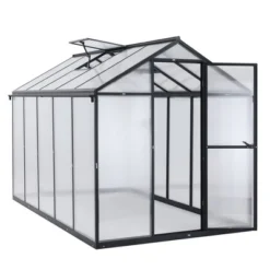 Aoodor Walk-In Greenhouse Polycarbonate Panel Hobby Greenhouses With Aluminum Frame Heavy Duty 14 Aoodor Walk-In Greenhouse Polycarbonate Panel Hobby Greenhouses With Aluminum Frame Heavy Duty -Deals Patio Elegance Store GUEST da441e93 5aa3 4e79 b44d 3ddba9400678