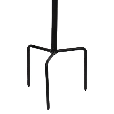 Sunnydaze Decor Sunnydaze Outdoor In-Ground Steel Gazing Globe Stand - 24" - Black 3 Sunnydaze Decor Sunnydaze Outdoor In-Ground Steel Gazing Globe Stand - 24" - Black - Image 3