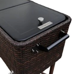 80qt Portable Rolling Patio Cooler Dark Wicker - Permasteel 13 80qt Portable Rolling Patio Cooler Dark Wicker - Permasteel -Deals Patio Elegance Store GUEST db1832b2 7ada 4276 ab75 d4c057b41680
