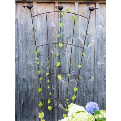 Gardener's Supply Company Flock Of Friends Wall Trellis | Outdoor Garden Trellis For Climbing Plants, Vegetables And Vining Flowers | Powder-Coated 1 Gardener's Supply Company Flock Of Friends Wall Trellis | Outdoor Garden Trellis For Climbing Plants, Vegetables And Vining Flowers | Powder-Coated