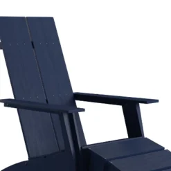 Flash Furniture Sawyer Modern All-Weather Poly Resin Wood Adirondack Chair With Foot Rest -Deals Patio Elegance Store GUEST df172c3b d5bf 4717 b0f7 6a317a7f8c59