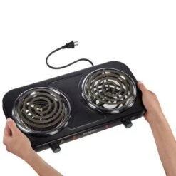 Proctor Silex Electric Double Burner Cooktop - 34115 -Deals Patio Elegance Store GUEST e0667212 25cc 4b78 aea1 e7e894d85581