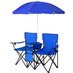 Costway Portable Folding Picnic Double Chair W/Umbrella Table Cooler Beach Camping Chair 16 Costway Portable Folding Picnic Double Chair W/Umbrella Table Cooler Beach Camping Chair -Deals Patio Elegance Store GUEST e0ab7faf 2770 4305 b077 062393bba0f4