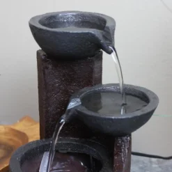 Sunnydaze Decor Sunnydaze Indoor Home Decorative Resin 3-Tier Descending Bowls Tabletop Water Fountain - 9" - Dark Brown 10 Sunnydaze Decor Sunnydaze Indoor Home Decorative Resin 3-Tier Descending Bowls Tabletop Water Fountain - 9" - Dark Brown -Deals Patio Elegance Store GUEST e21d3e50 ec9a 4919 bb4c b97fe3266163
