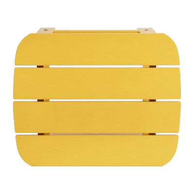 Merrick Lane Poly Resin Indoor/Outdoor All-Weather Adirondack Side Table 8 Merrick Lane Poly Resin Indoor/Outdoor All-Weather Adirondack Side Table - Image 8