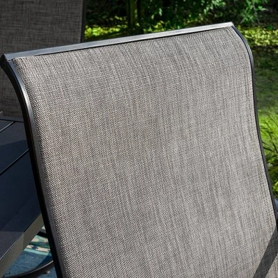 5pc Patio Dining Set With 34" Square Fire Pit Table & Swivel Arm Chairs - Captiva Designs 8 5pc Patio Dining Set With 34" Square Fire Pit Table & Swivel Arm Chairs - Captiva Designs - Image 8