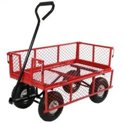 Sunnydaze Decor Sunnydaze Outdoor Lawn And Garden Heavy-Duty Durable Steel Mesh Utility Wagon Cart With Removable Sides 19 Sunnydaze Decor Sunnydaze Outdoor Lawn And Garden Heavy-Duty Durable Steel Mesh Utility Wagon Cart With Removable Sides -Deals Patio Elegance Store GUEST e2dc8950 5593 4b1e 9aac 1b79932de0aa