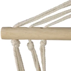 Northlight 21" X 34" Striped Hammock Chair With Padding And Wooden Bar - Red/Yellow -Deals Patio Elegance Store GUEST e3f078b7 b740 4b71 9549 ee7f915722e4