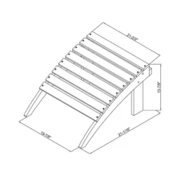 Adirondack Ottoman - Linon -Deals Patio Elegance Store GUEST e50d196c dd04 4a89 acac 7e1634eaada5