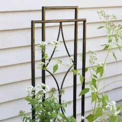 Sunnydaze Decorative Steel Metal Chic Diamonds Design Garden Trellis - Black - 2-Pack 9 Sunnydaze Decorative Steel Metal Chic Diamonds Design Garden Trellis - Black - 2-Pack -Deals Patio Elegance Store GUEST e5964ea6 b8fb 4369 bd46 ee36b7ec8944