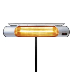 Sengoku HeatMate Weatherproof Outdoor Graphite Heater With Tripod Stand And Remote Control For Decks, Patios, And Backyard Areas, Silver (2 Pack) -Deals Patio Elegance Store GUEST e748d0c1 0c5a 45b6 94f6 7b50a4421029