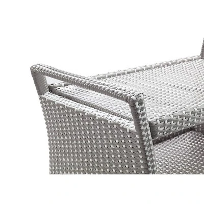 2pc Maksville Contemporary Outdoor Serving Cart & Trash Can - MiBasics 9 2pc Maksville Contemporary Outdoor Serving Cart & Trash Can - MiBasics - Image 9