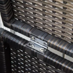 Outsunny Outdoor PE Rattan Two-In-One Storage Bench, Patio Wicker Large Capacity Footstool Rectangle Basket Box W/ Handles & Cushion -Deals Patio Elegance Store GUEST e9e4b43f 5520 4572 8670 5a991366ce87