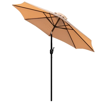 Flash Furniture Kona 9 FT Round Umbrella With 1.5" Diameter Aluminum Pole With Crank And Tilt Function 5 Flash Furniture Kona 9 FT Round Umbrella With 1.5" Diameter Aluminum Pole With Crank And Tilt Function - Image 5