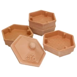 Tribest GEO Terradisiena 4-Tier Terracotta Sprouter – Brown -Deals Patio Elegance Store GUEST ead8eff9 7930 408e a7a9 8dbefc355c26