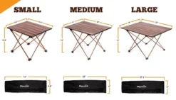 Alpcour Compact Folding Camping Table - Lightweight Aluminum Portable Side Table -Deals Patio Elegance Store GUEST eadc46ad 6f3e 4941 a829 d27763bbf6aa