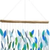 Home & Garden Premiere Ocean Waterfall Chime - One Windchime 35.0 Inches - Driftwood Yard Decor Music - Geblueg620 - Glass - Blue